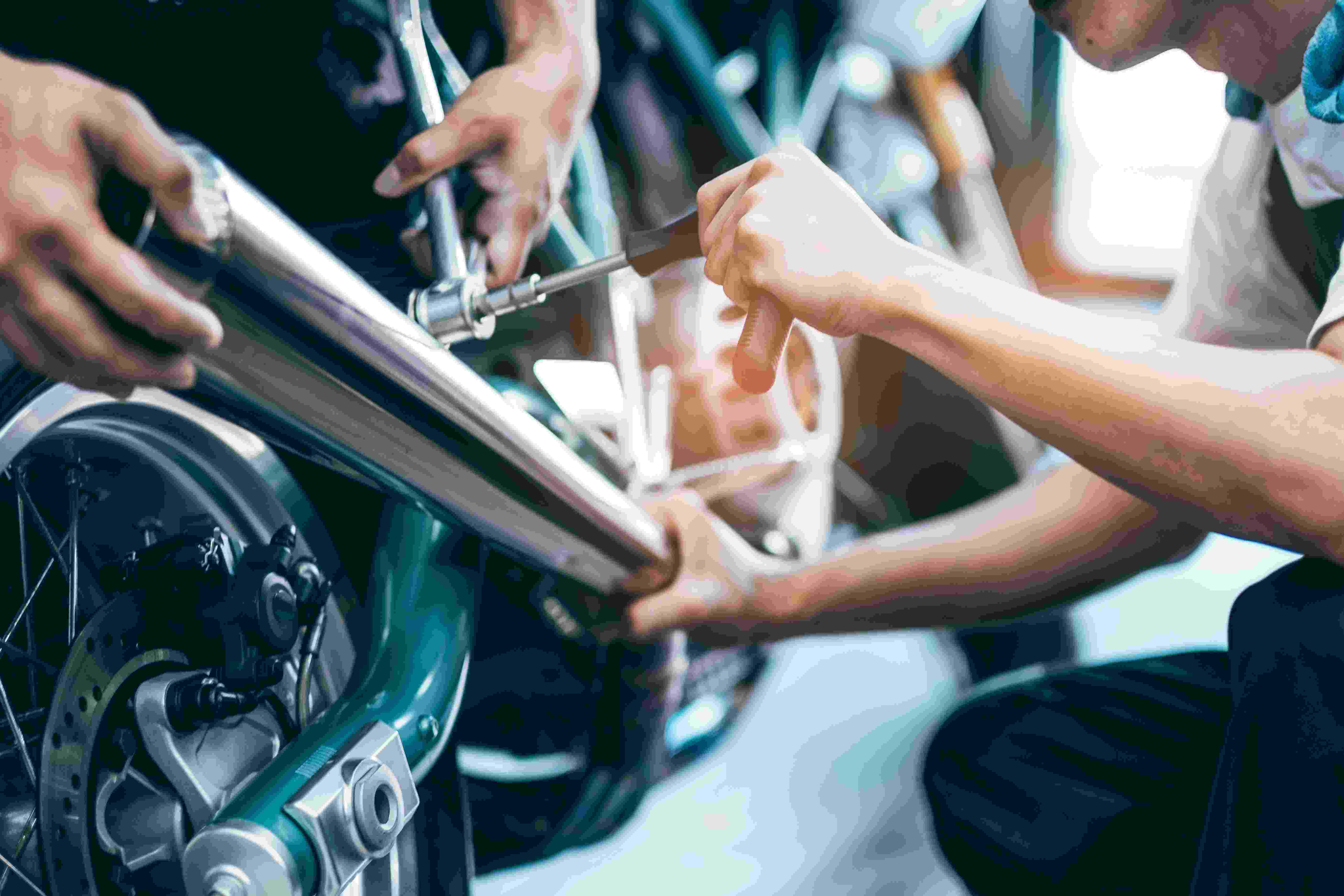 Revisão de motocicletas de alta cilindrada